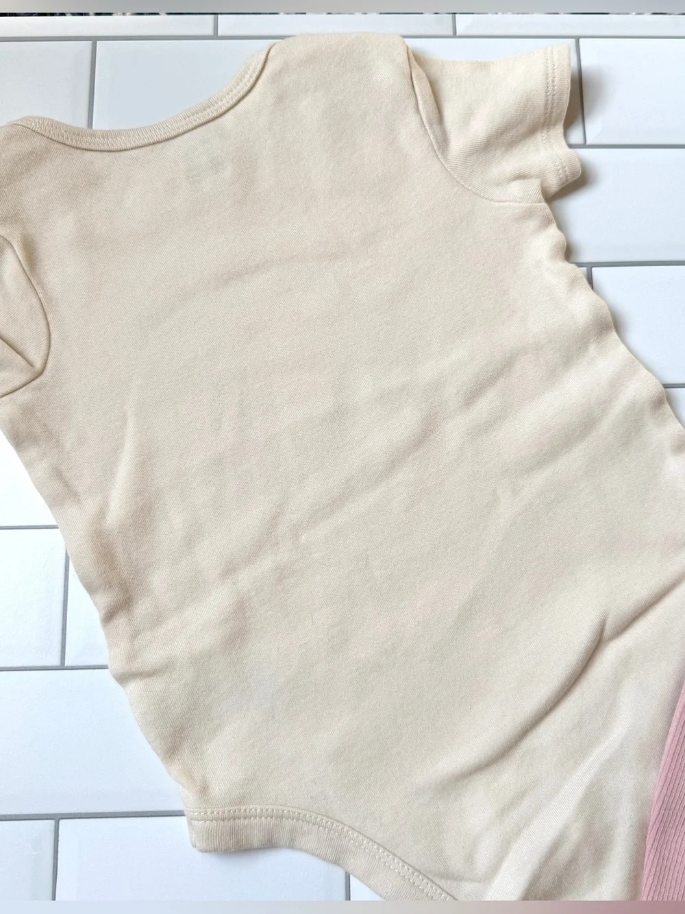 3-6M🏜️ GAP & Gerber Baby Desert Dreamin’ Graphic SS Bodysuit & Pink Ribbed Pant